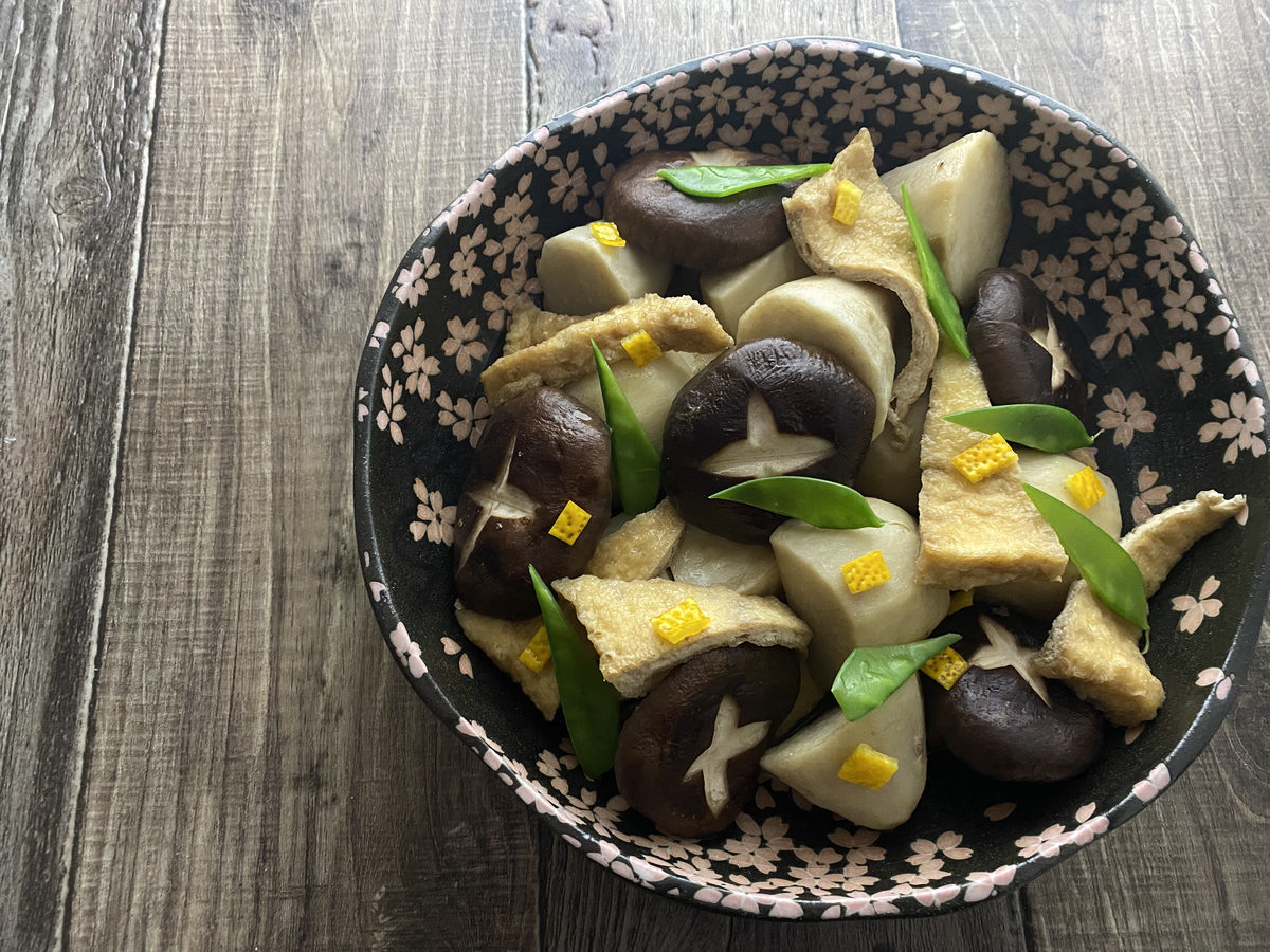 里芋と椎茸の煮物