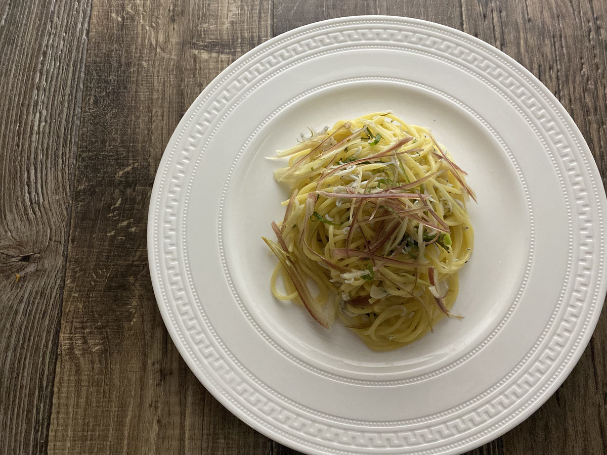 しらすと大葉の和風パスタ