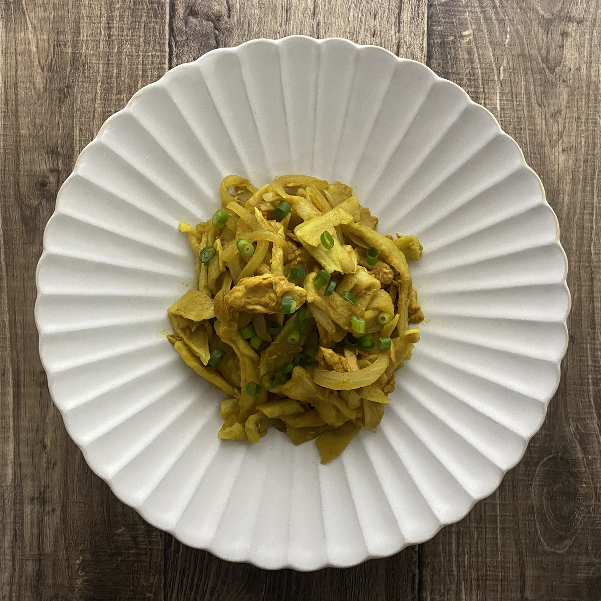 切り干し大根とツナのカレー煮
