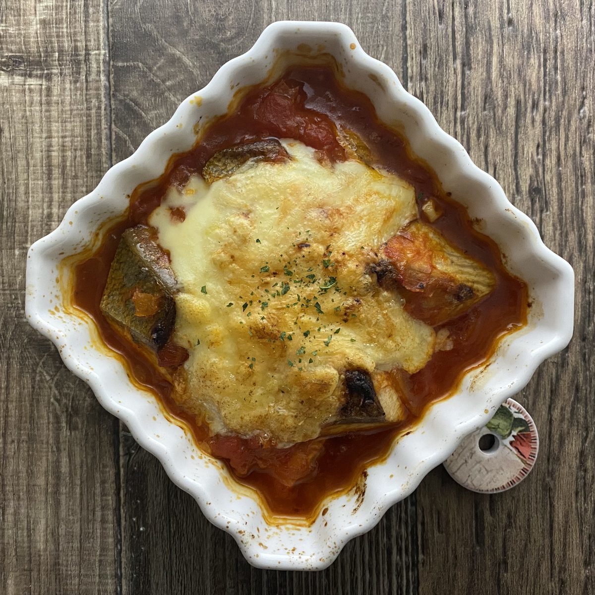 ブリとトマトのチーズ焼き