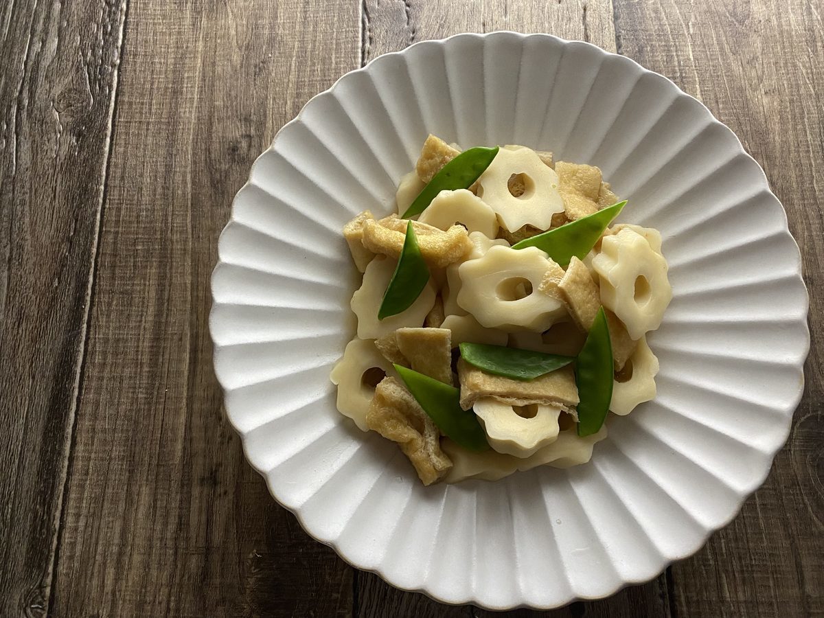 ちくわぶと油揚げの煮物