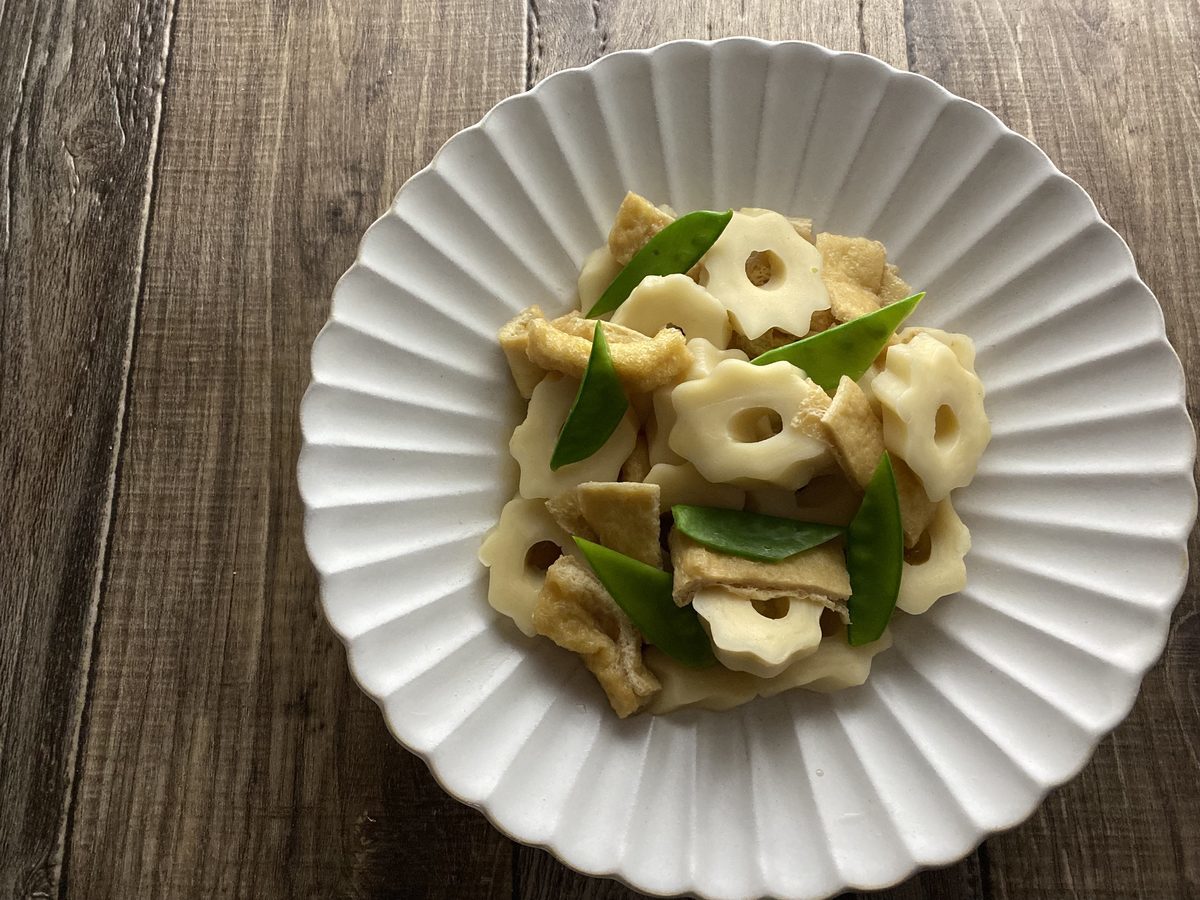 ちくわぶと油揚げの煮物