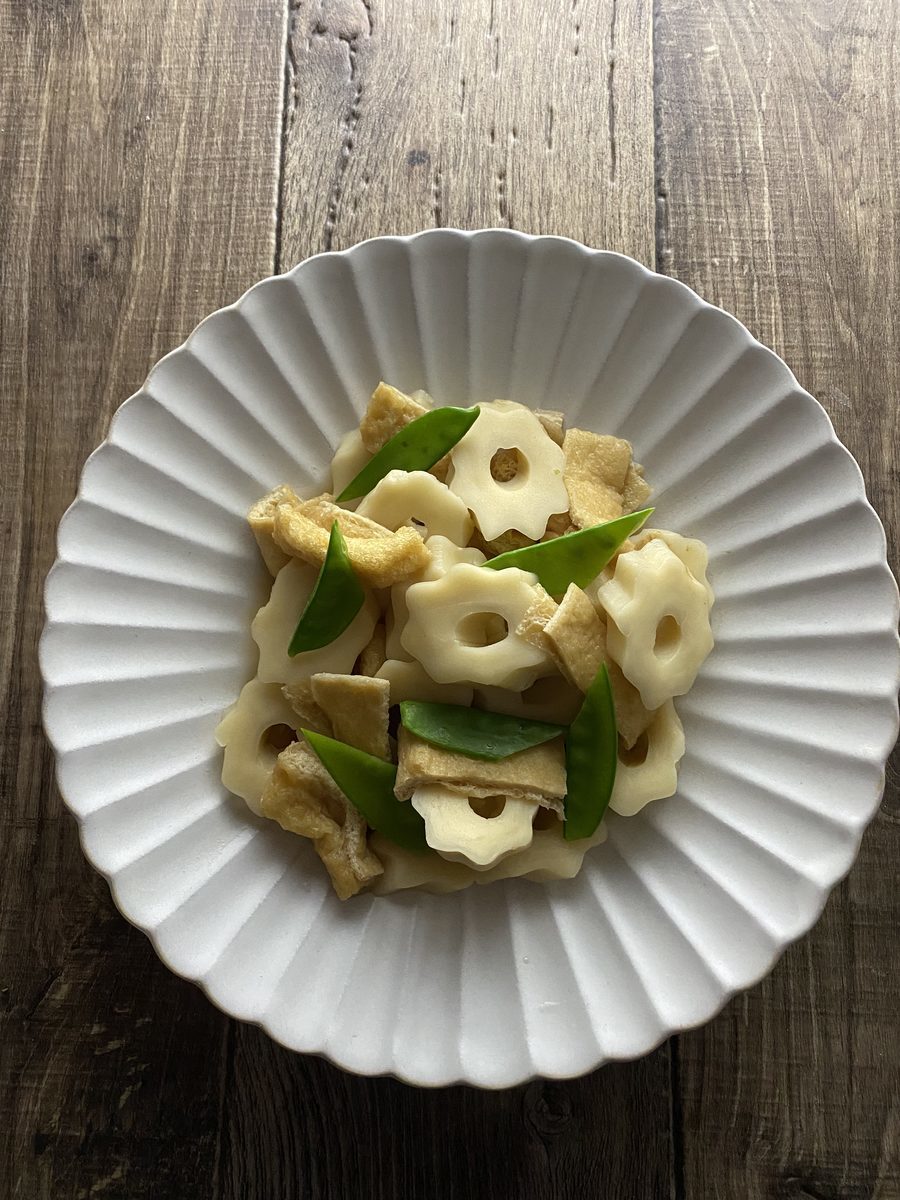 ちくわぶと油揚げの煮物