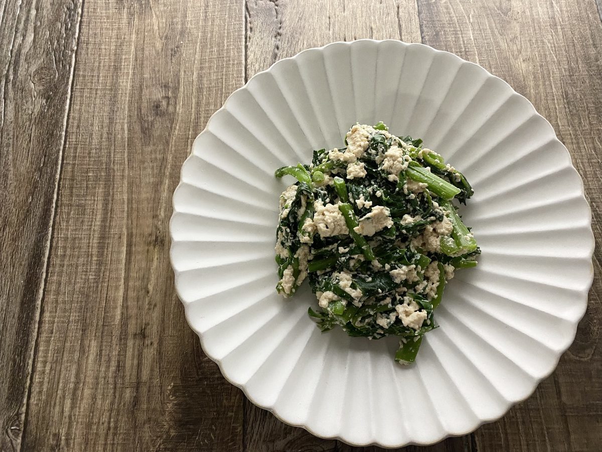 つるむらさきの白和え