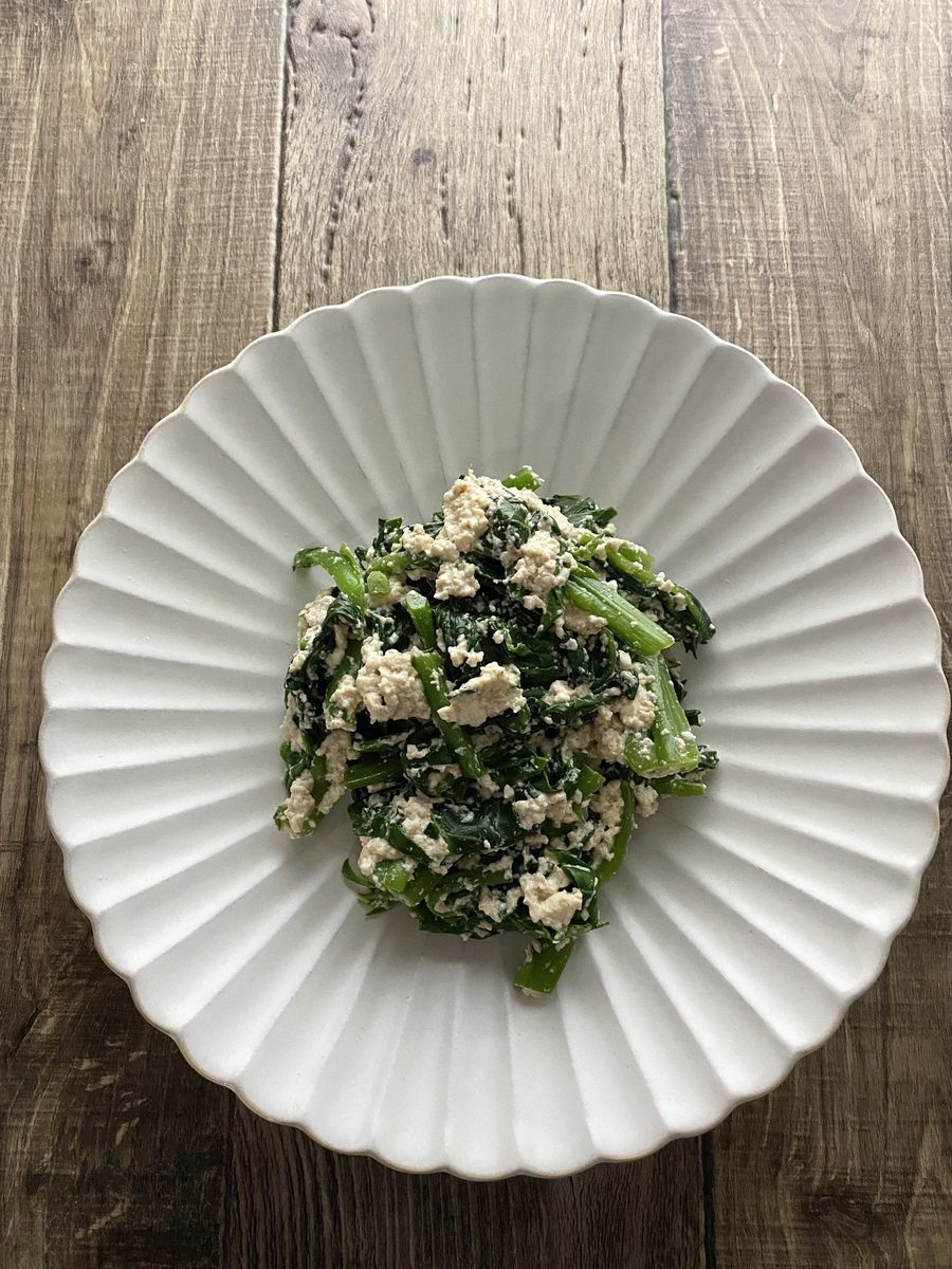 つるむらさきの白和え