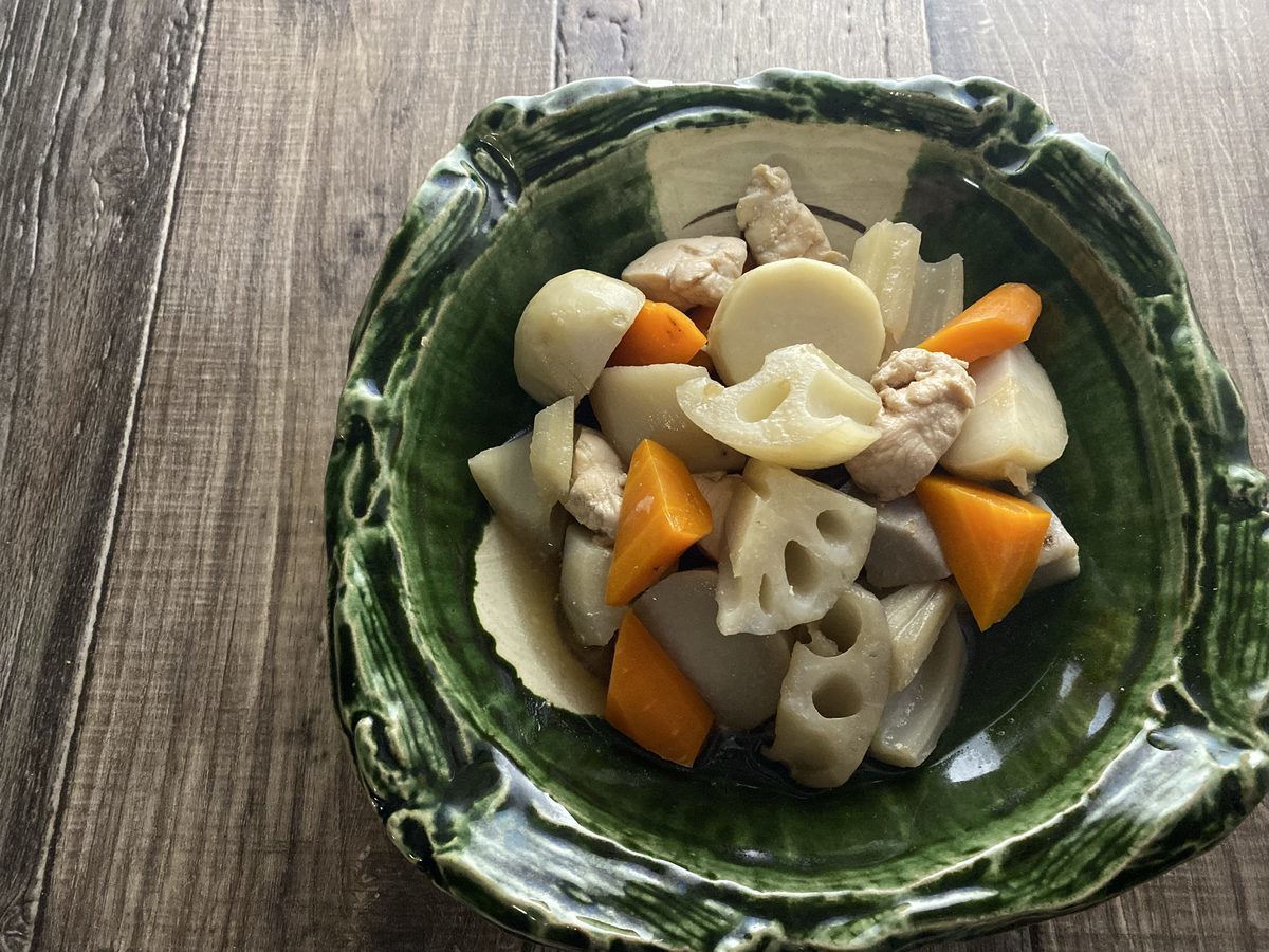 ささみと根菜の煮物