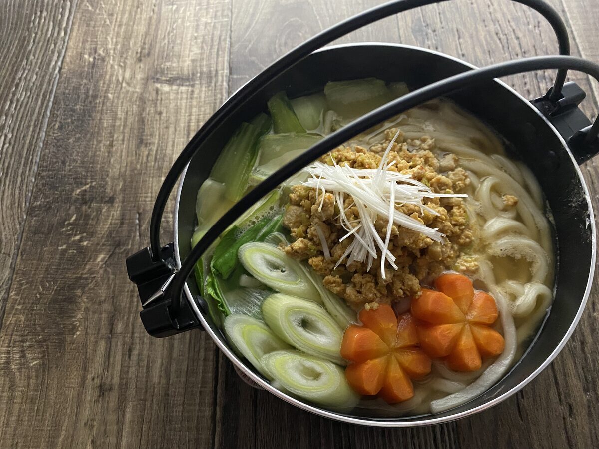 坦々鍋焼きうどん - 週末シェフの家呑みレシピ