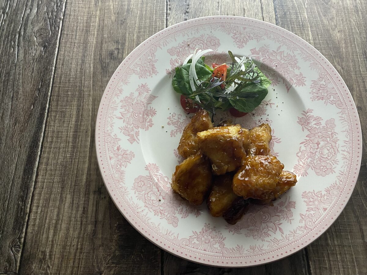 鶏むね肉の唐揚げ 甘酢あん