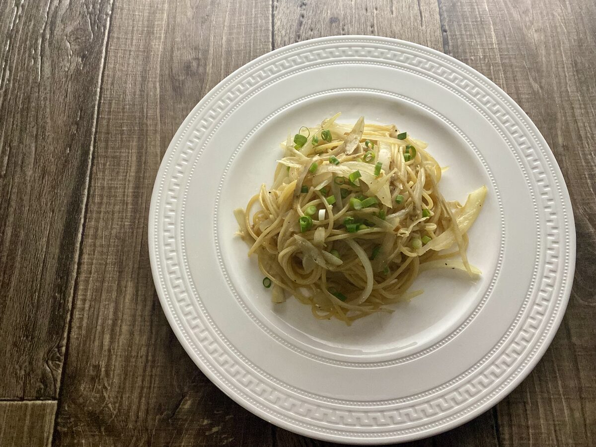 ごぼうの和風パスタ