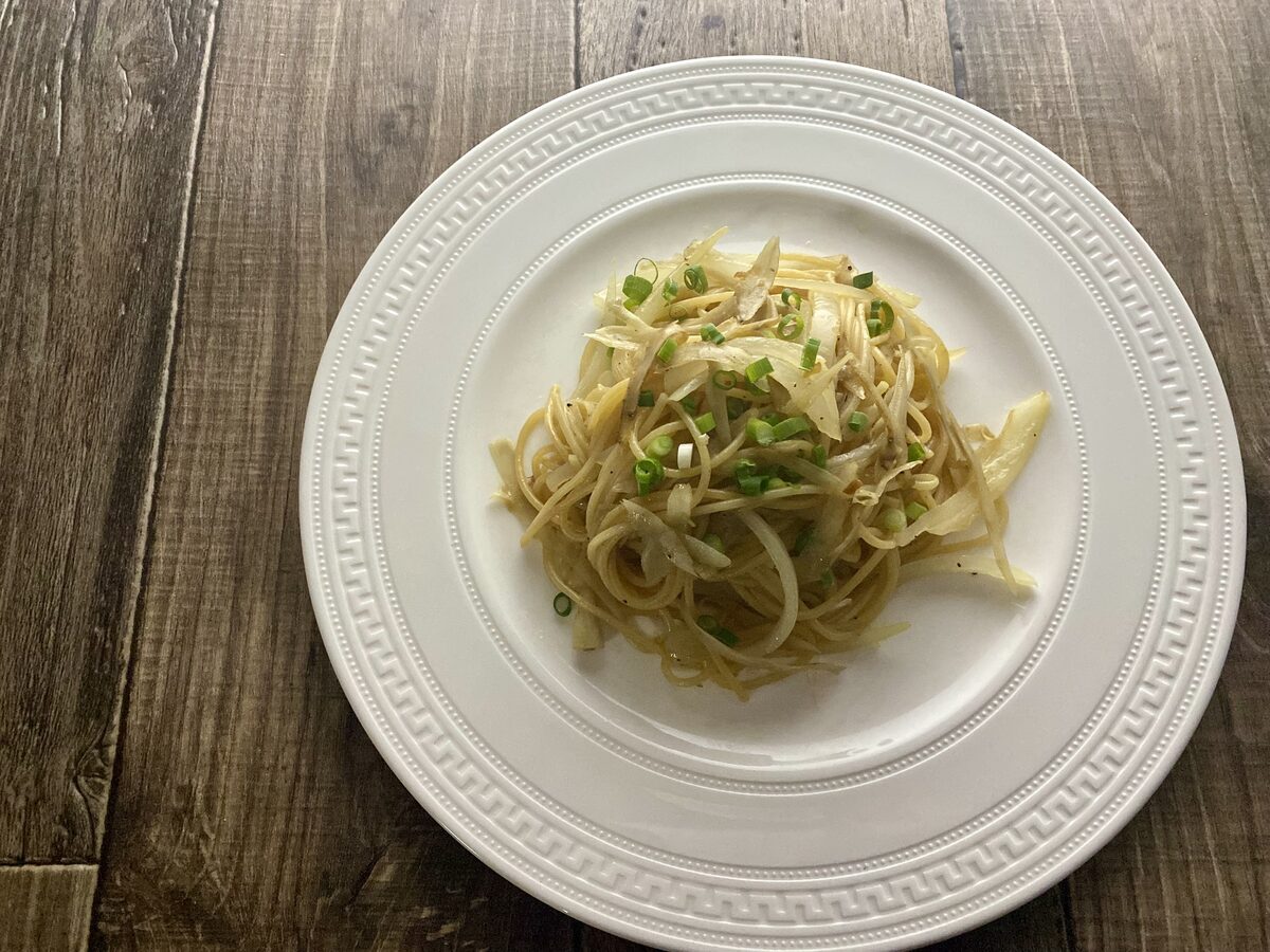 ごぼうの和風パスタ