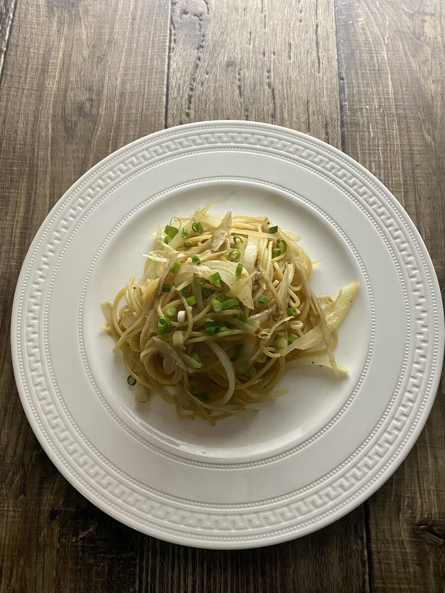 ごぼうの和風パスタ