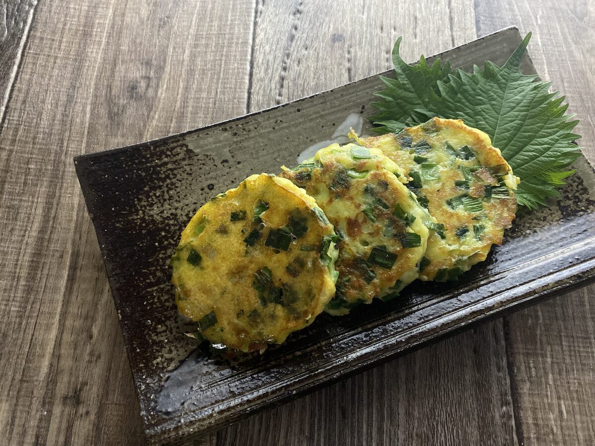 にらのはんぺんバーグ