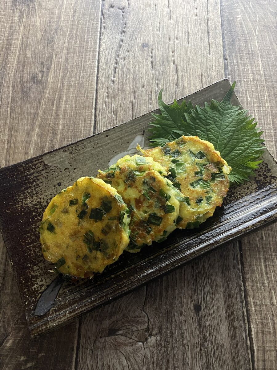 にらのはんぺんバーグ
