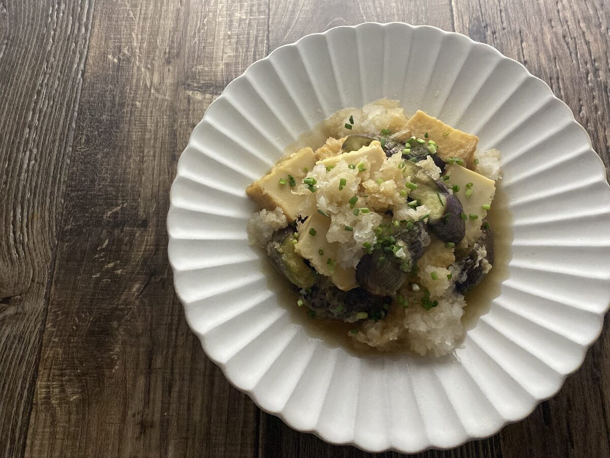 厚揚げとナスのみぞれ煮