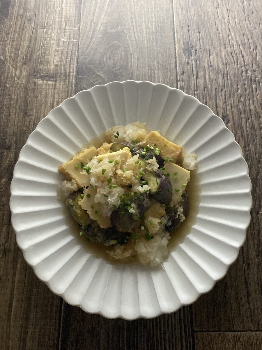 厚揚げとナスのみぞれ煮