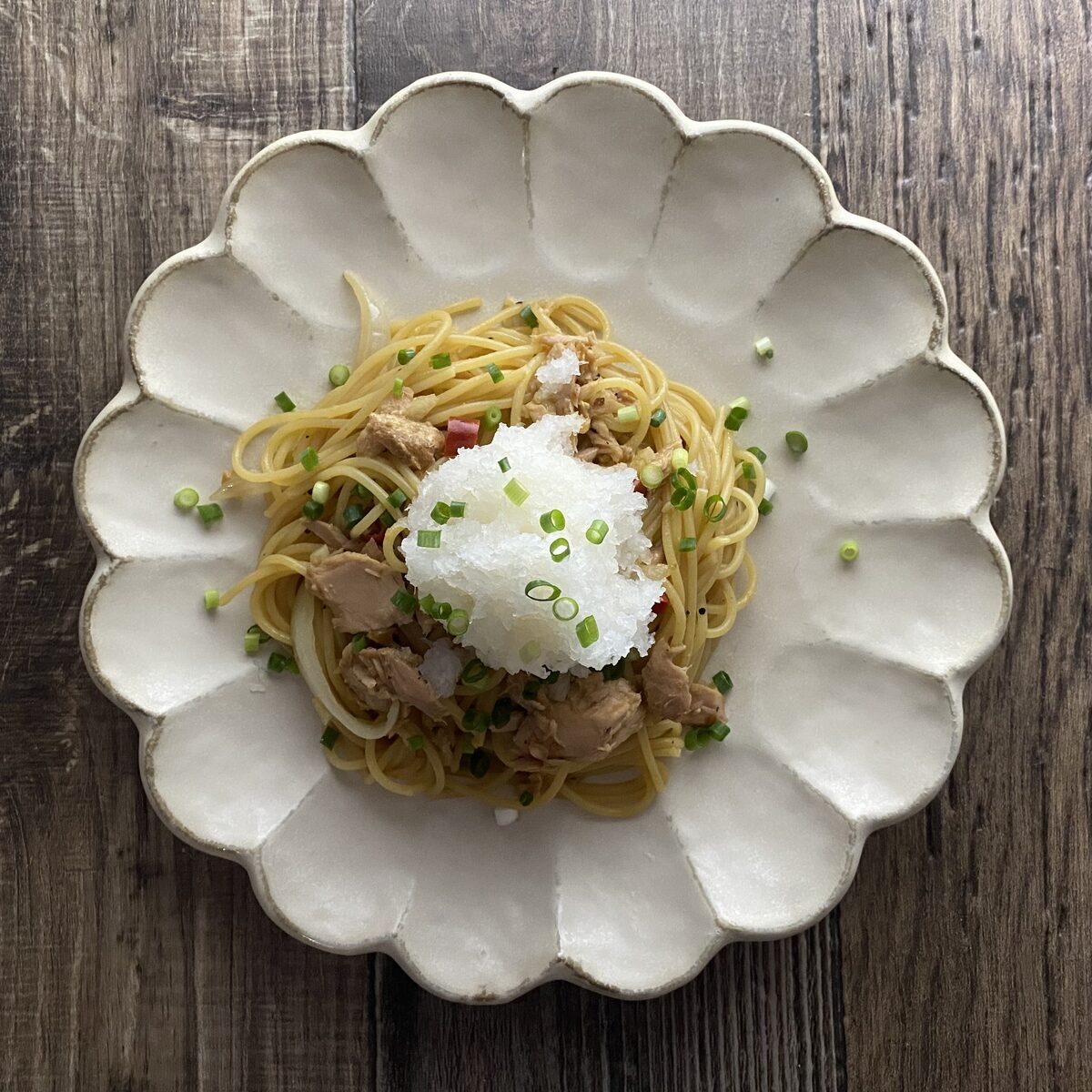 ツナと大根おろしの和風パスタ - 週末シェフの家呑みレシピ