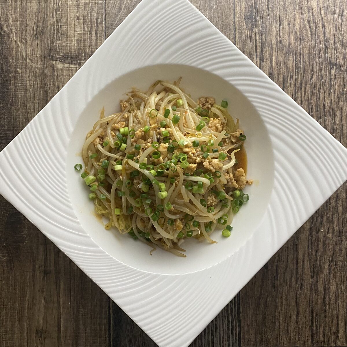 鶏ひき肉ともやしのあんかけ焼きそば - 週末シェフの家呑みレシピ