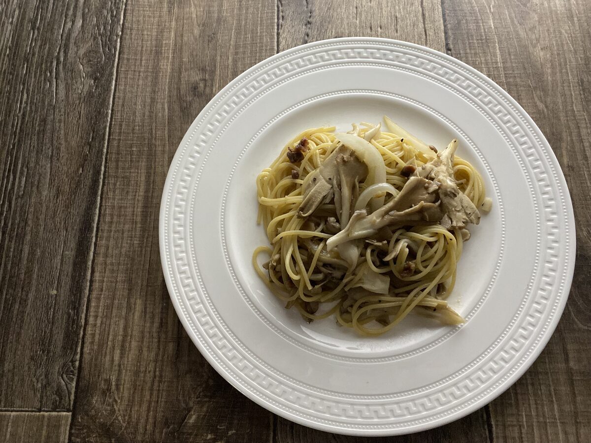 舞茸のアンチョビパスタ