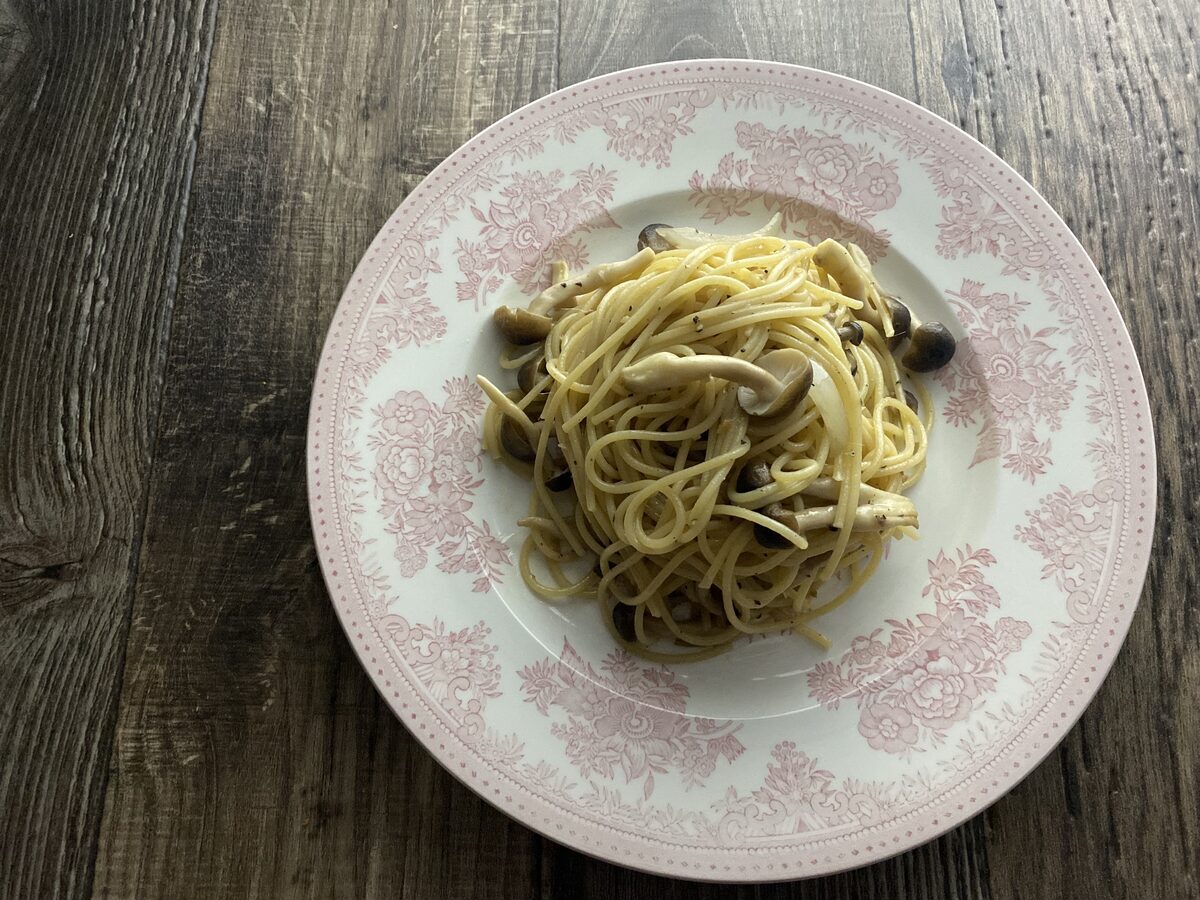 しめじのアンチョビパスタ