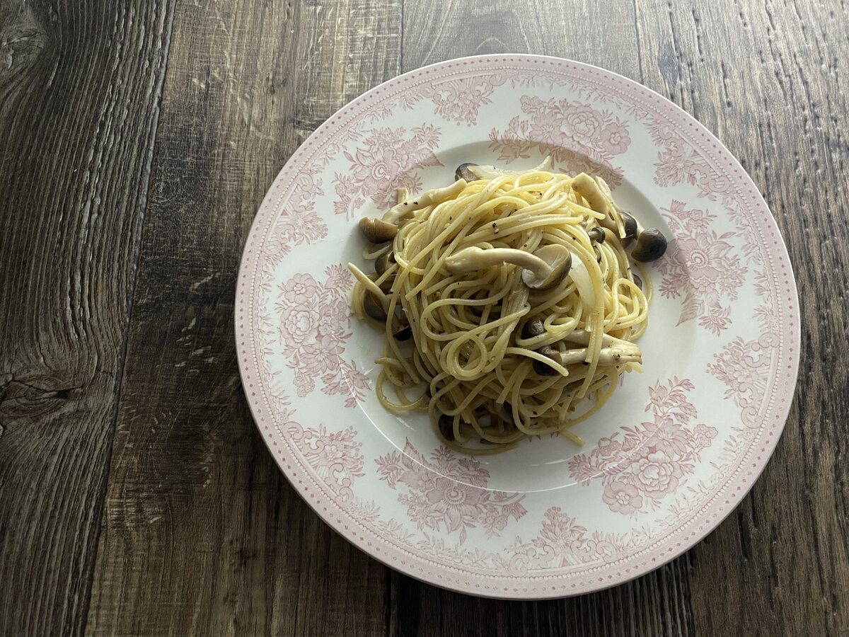 しめじのアンチョビパスタ