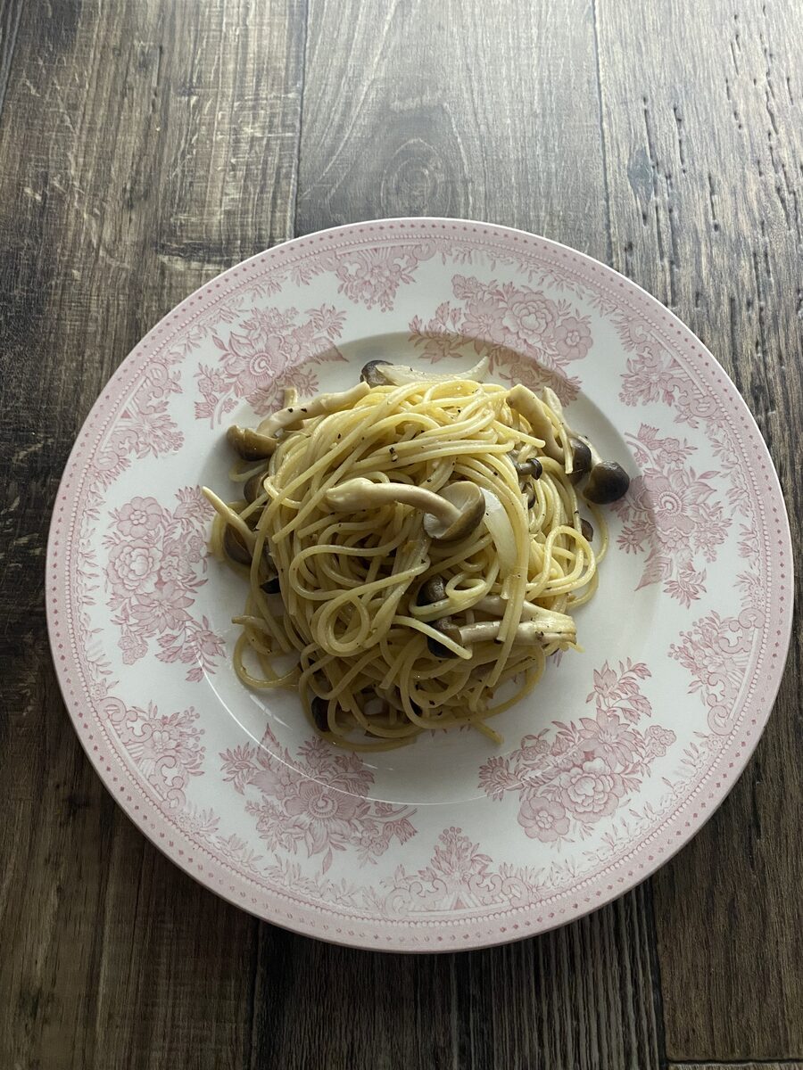 しめじのアンチョビパスタ