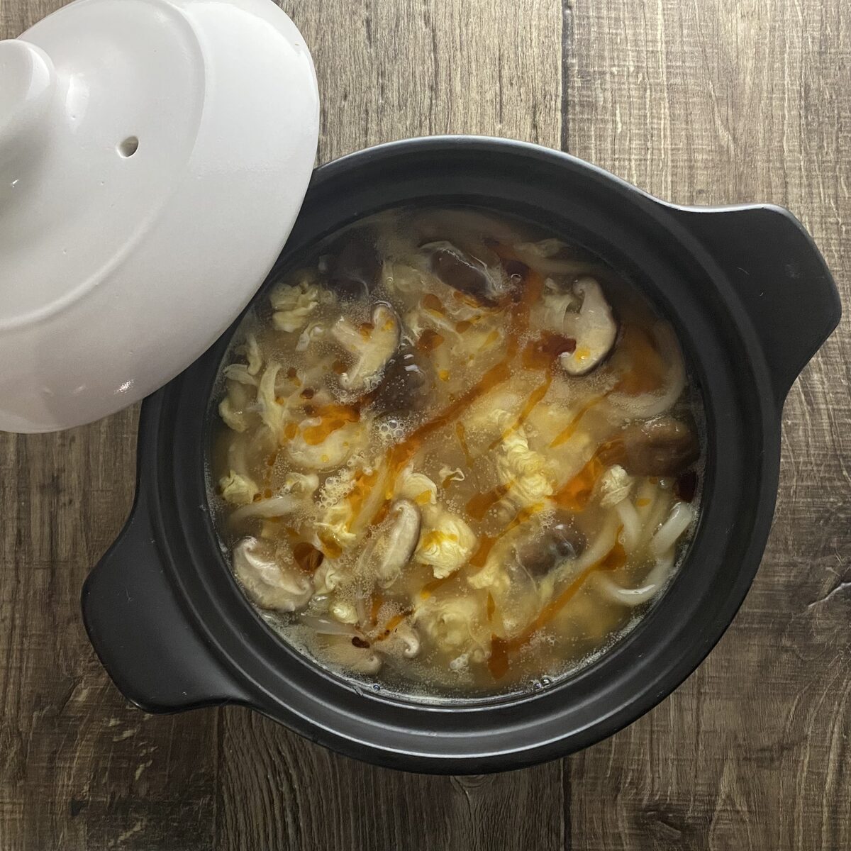中華風卵とじうどん