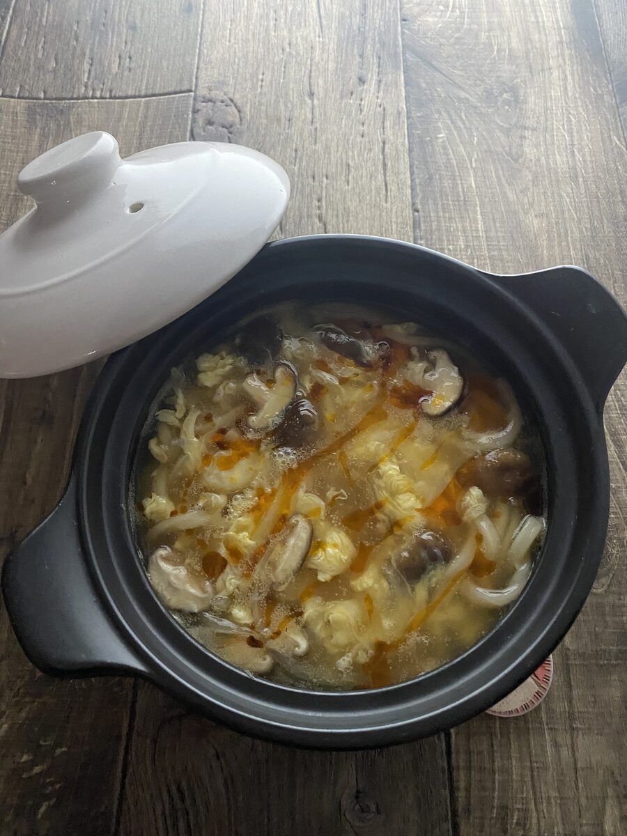 中華風卵とじうどん