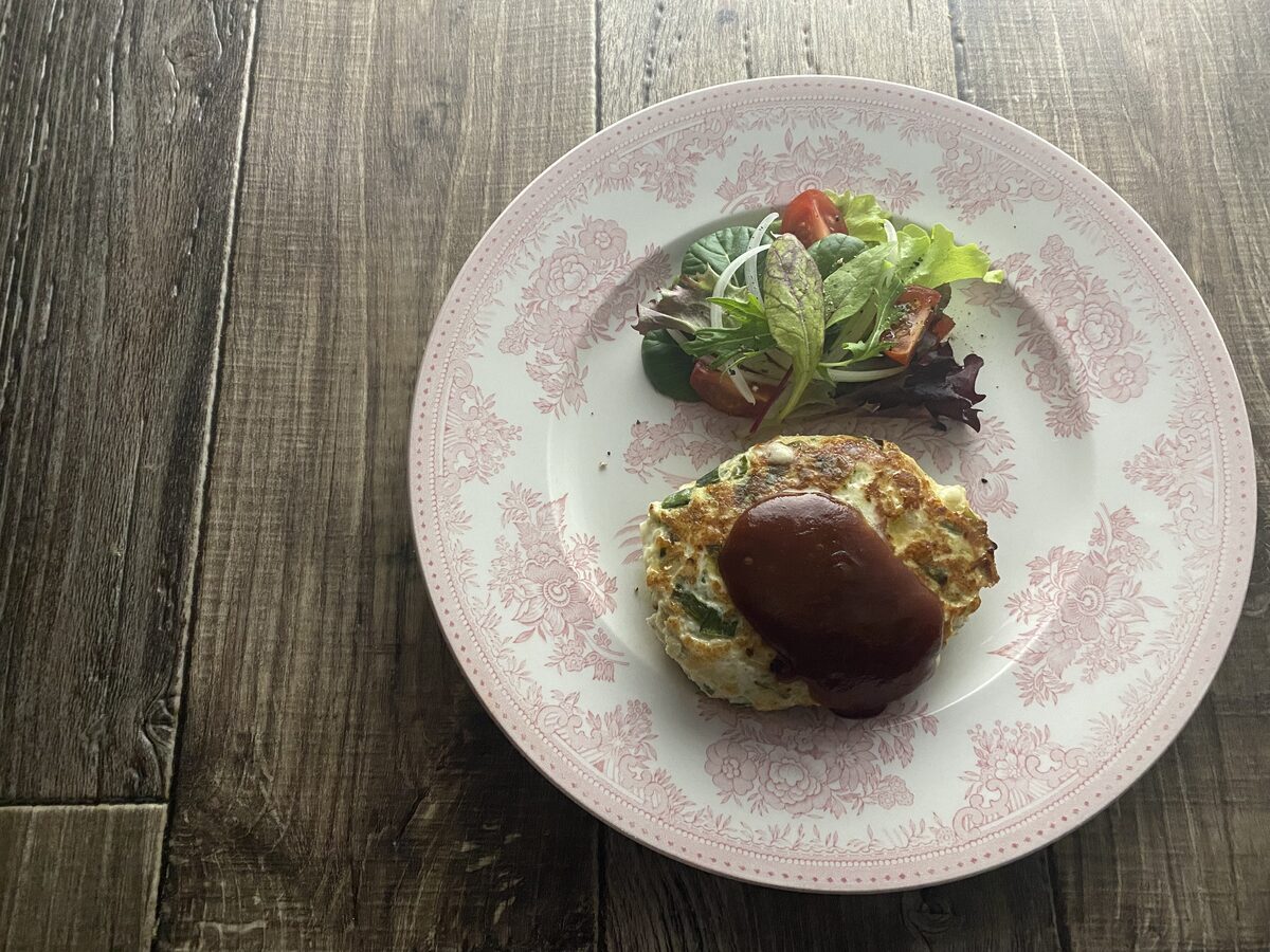 ニラチーズハンバーグ