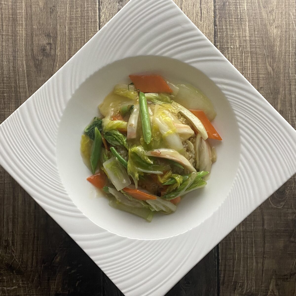 白菜のあんかけチャーハン