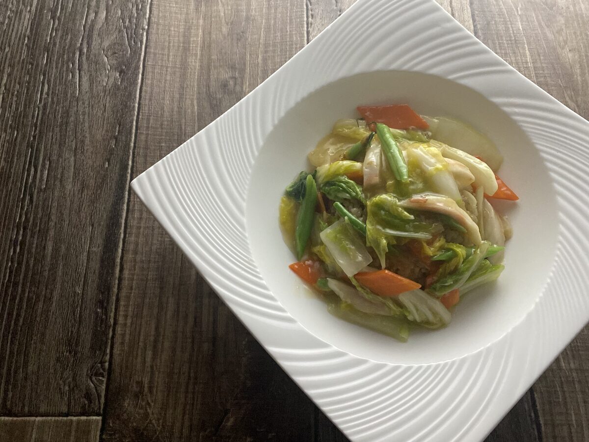 白菜のあんかけチャーハン