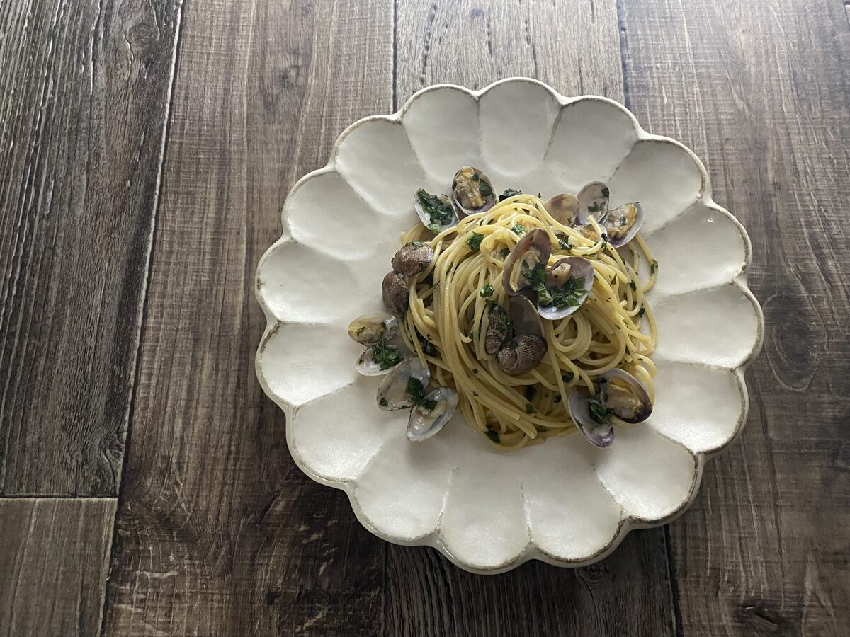 あさりの和風大葉パスタ