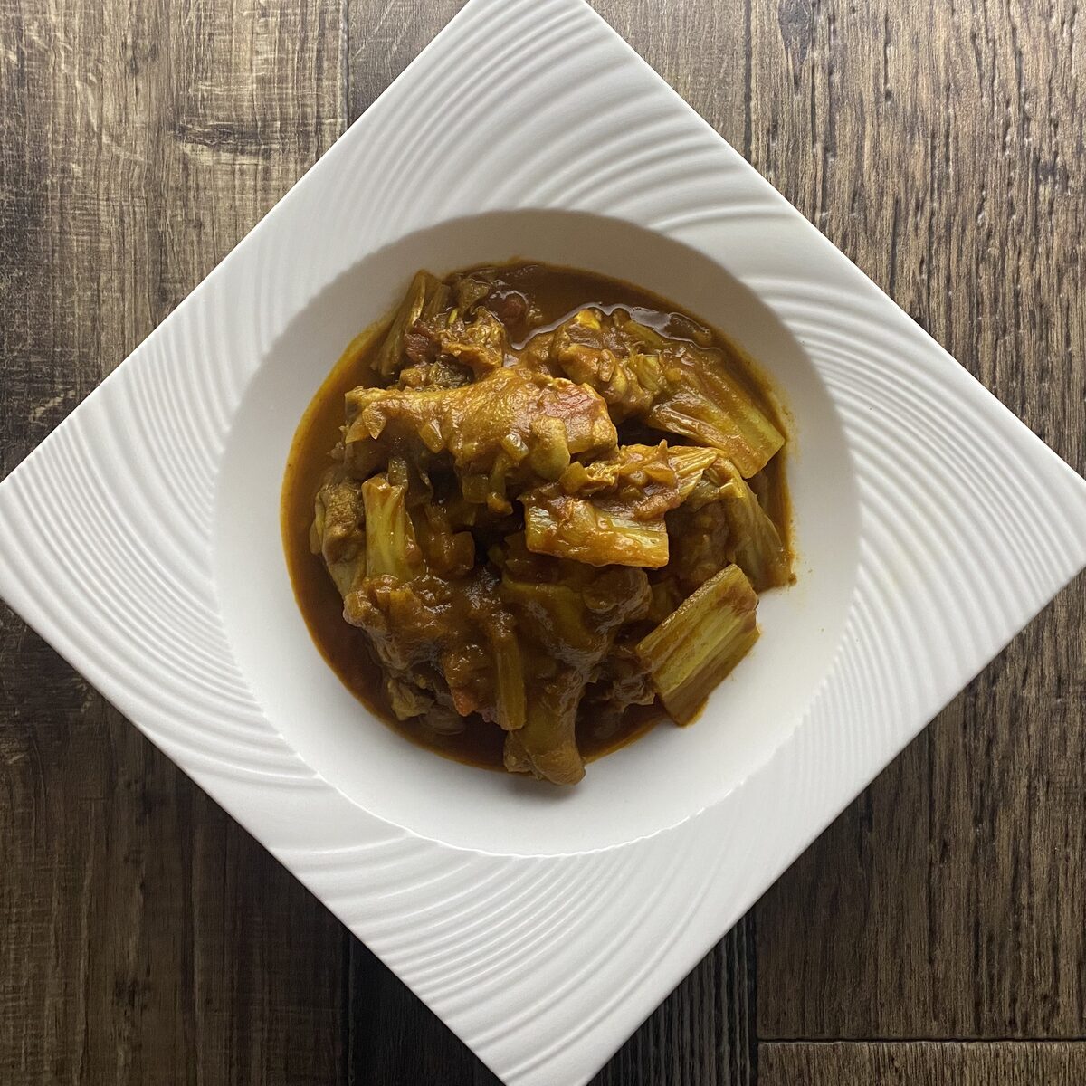 手羽元と白菜のカレー