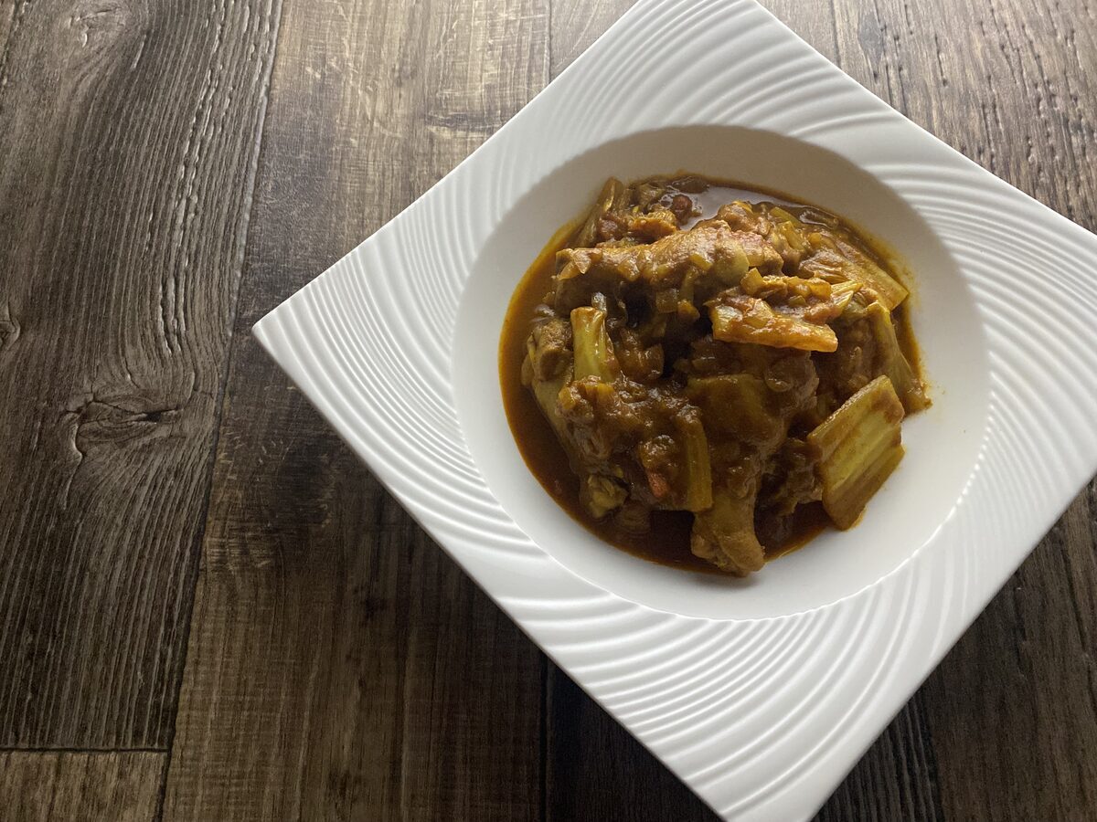 手羽元と白菜のカレー