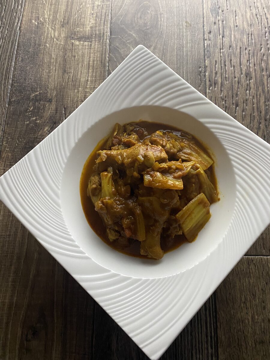 手羽元と白菜のカレー
