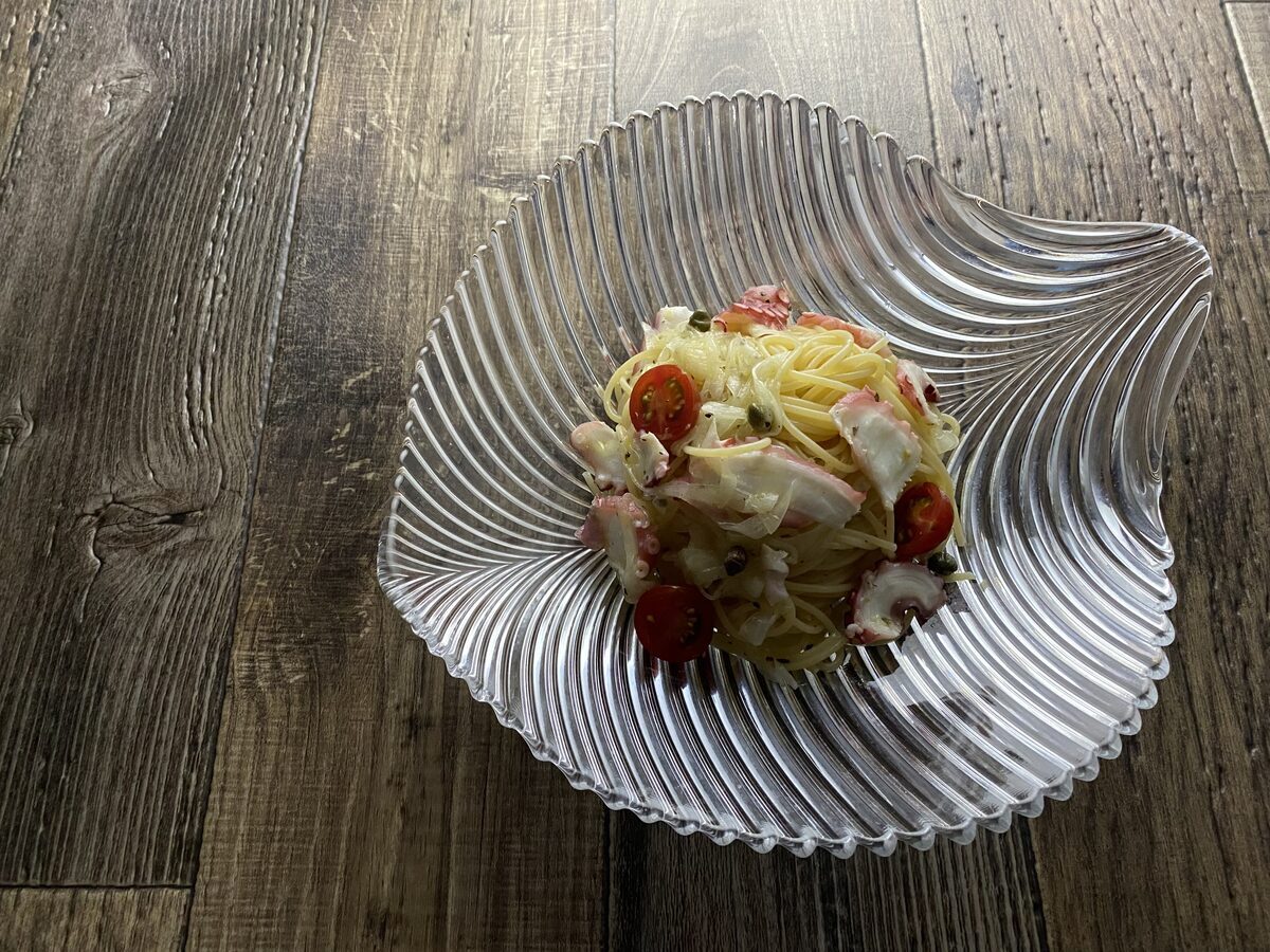 タコの冷製パスタ