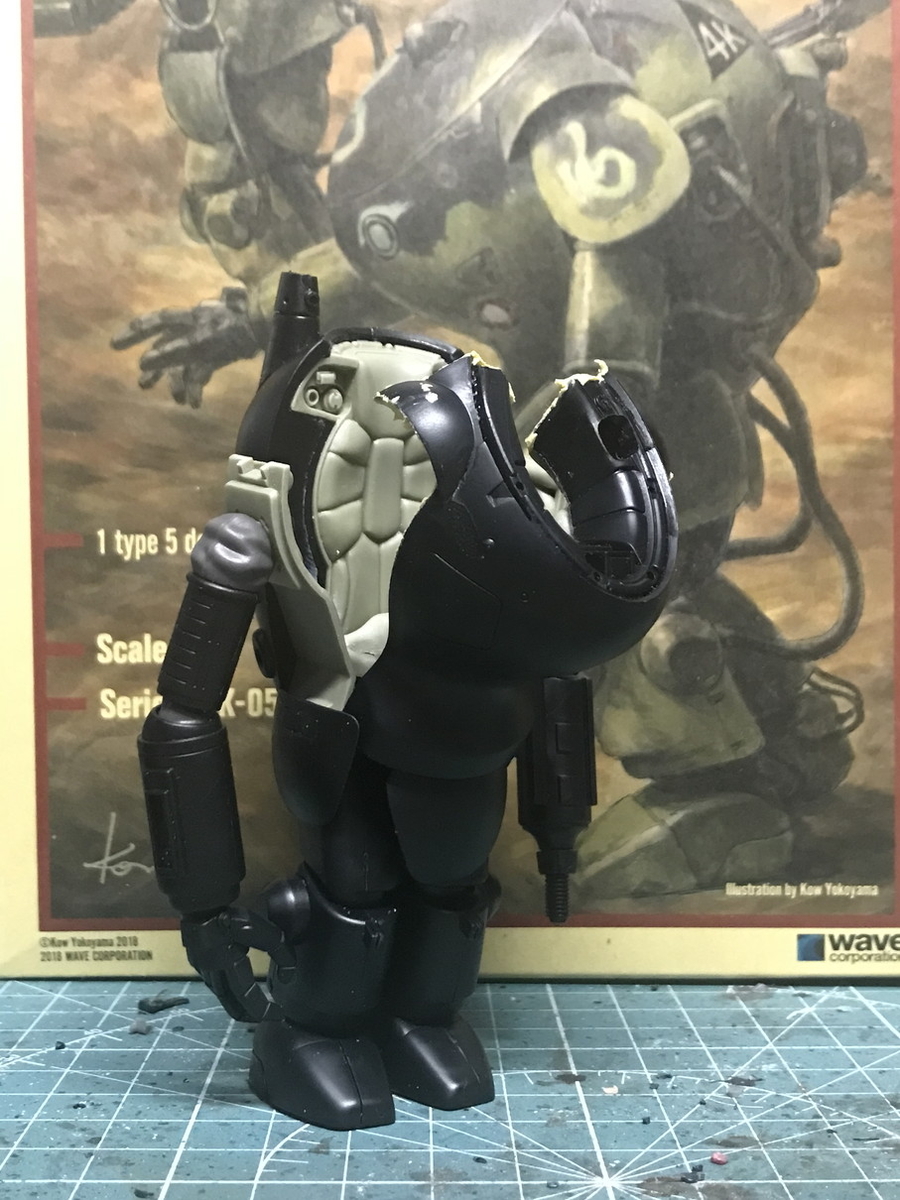 殻割ファイアボールと浮遊お姉さん やすあがりな模型基地