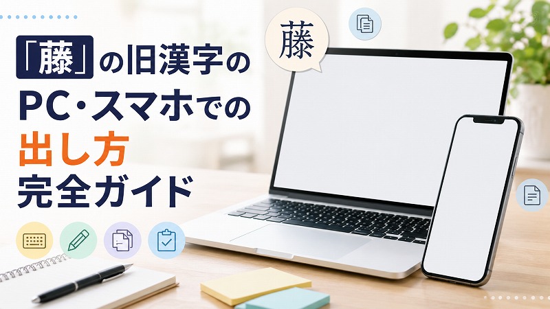 藤」の旧漢字の出し方ガイド｜スマホ・PCで簡単入力＆コピペ対応