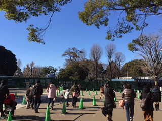 入場券売り場はもうすぐそこ
