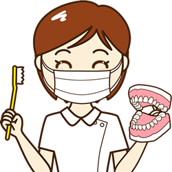 歯科衛生士さんに正しい歯磨きの仕方を教えてもらいましょう