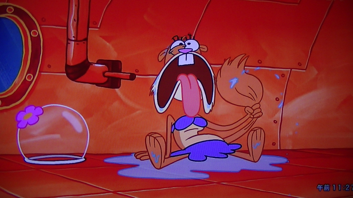 遅刻からのスポンジボブ 月のサンタクロース Lain Blog