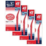 ライオン DENT.EX 歯間ブラシ 4本入 ×4 個 (4S(レッド)) ライオン DENT.EX 歯間ブラシ 4本入 ×4 個 (4S(レッド))