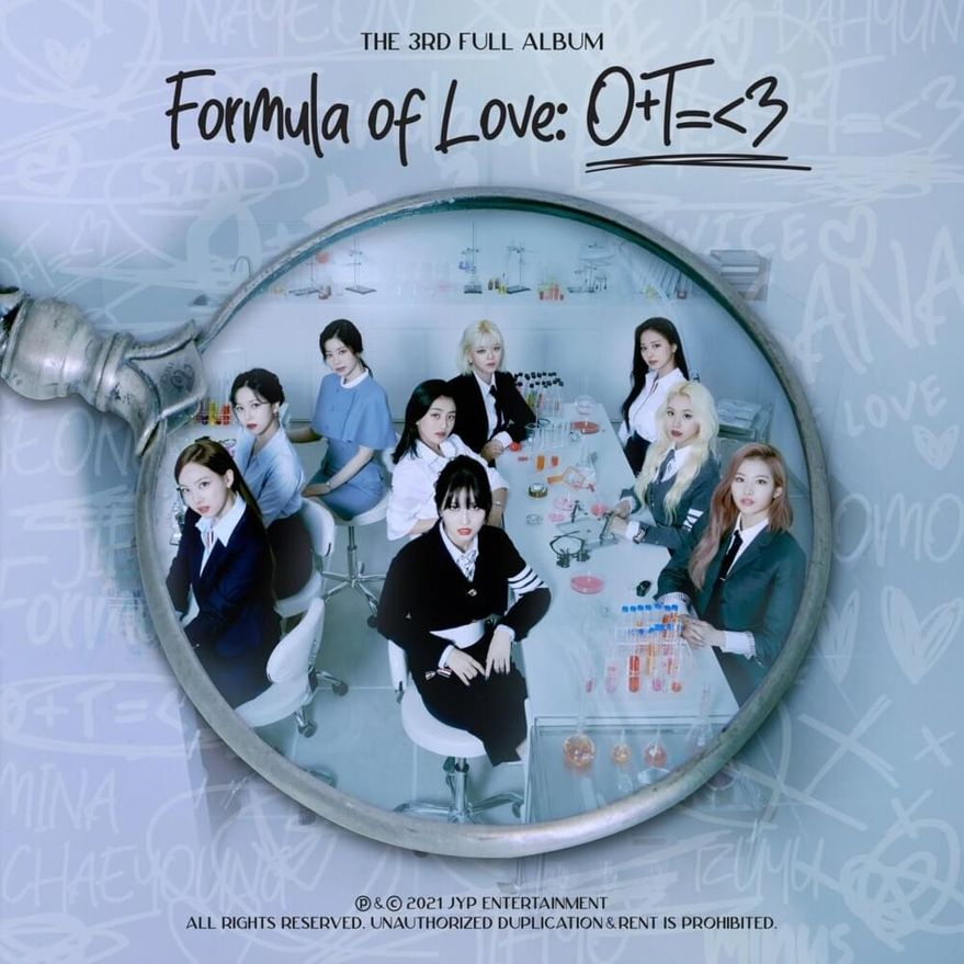 Twice「Formula of Love: O＋T=＜3」全曲タイトルリスト、かな