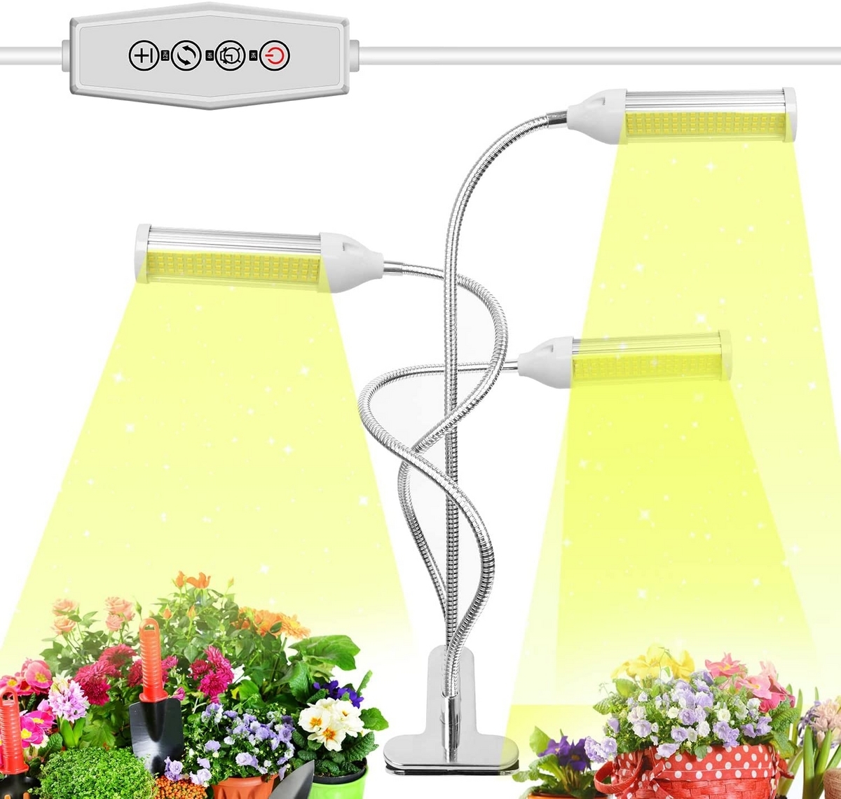 ハルデザイン 植物育成ライト LEDライト　サーキュレーター　セット 植物育成ライト】コスパ最高！植物育成用LEDライト「GL-X 6K」を