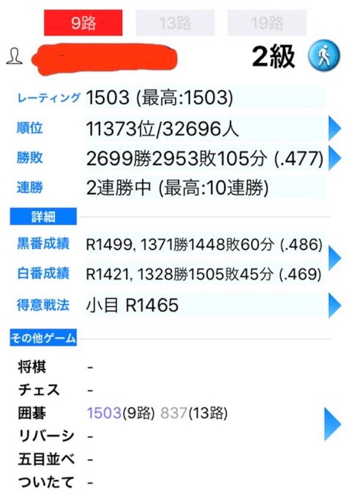 囲碁クエスト2級に ひつじは白番