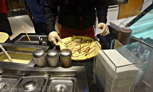 クレープ調理中 クレープ 調理中