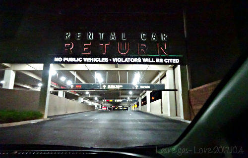 返却　McCarran Rental Car Center