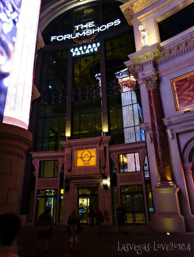 f:id:lasvegas-love:20190306130420j:plain フォーラムショップス