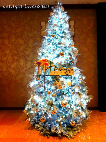 ラスベガス　ミラージュ　クリスマスツリー
