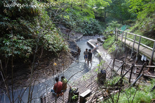 登別　足湯