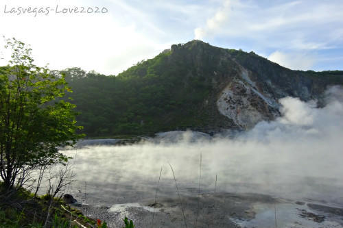 登別　大湯沼　日和山